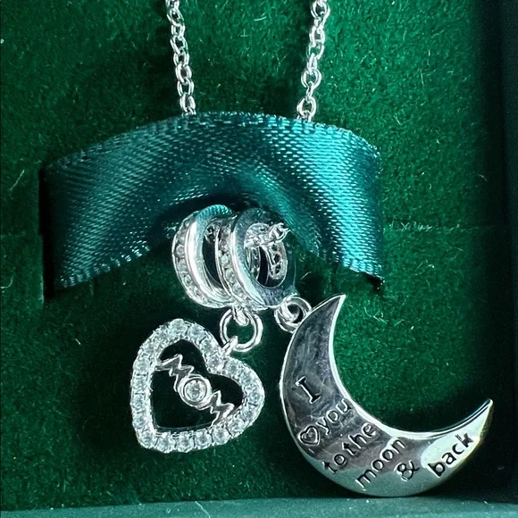 🪅Gona .925 Sterling Silver Mom necklace 16” adjustable new - Picture 1 of 6